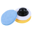 Wax Applicator Pads with Handle 3pcs 13cm  Car Cleaning Tools Pad Auto Sponge-OZ