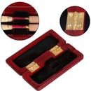 Wooden Oboe Reed Case Solid Wood Oboe Reed Holder Box Maple Wood for 2pcs O