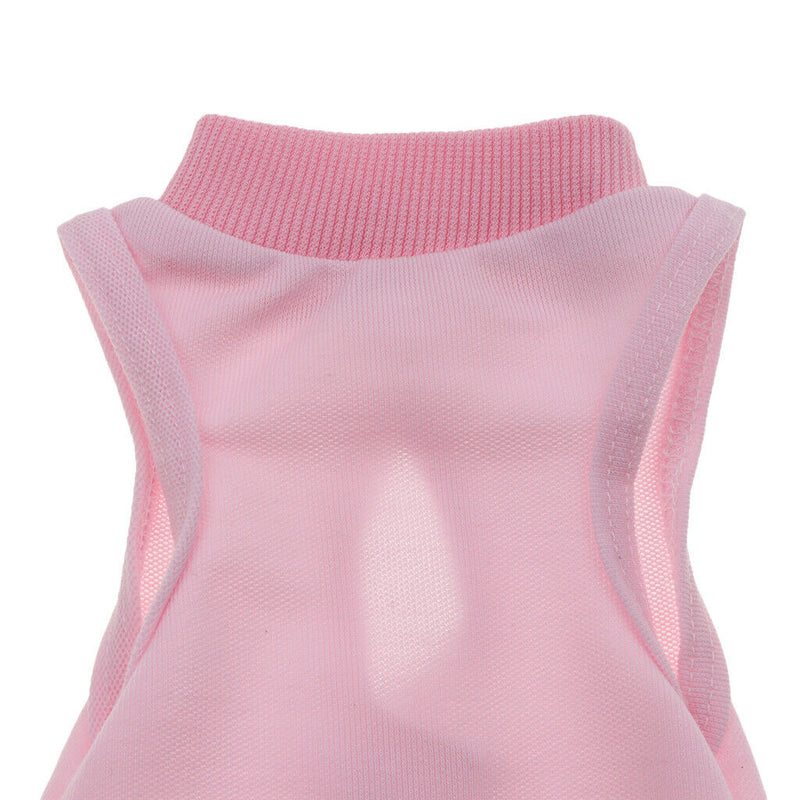 2 Pcs Medical Pet Shirt Dog Cat Operation Wound Dressing Recovery Body Suit (S,