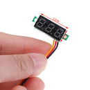 3-Wire mini DC 0-100V voltmeter LED panel 3-digital display voltage meter BX