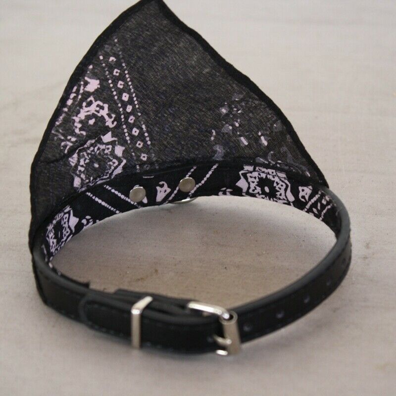Bandana Dog Collar, Scarf, Medium (Neck Width: 12"-13.8"), For Cocker, Beag