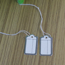 500 Pcs String Jewelry Retail Display Label Price Tags Tickets Tie 27x14 HJV