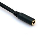 Headphone Splitter Earphone Adapter Audio 3.5mm Female to 2 Male Jack 3.5mmJ Gw