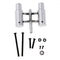 1/10 RC Racing Drift Car Accessories - Double Tip Pipes with License Bracket