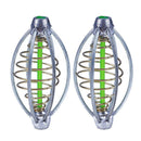 2PCS Spring+Lead Fishing Thrower Carp Fishing Catapults Fishing Bait Cage