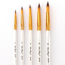 5 Pcs Painting Brushes Set Acrylic Oil Watercolor Paint Artist Paint Brush