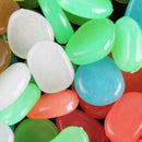 20pcs Colorful Glow in The Dark Luminous Stones Fish Aquarium Pebbles Tank B6Q4