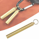 Portable Mini Brass Sealed Waterproof Toothpick Capsule Holder Container Box Del
