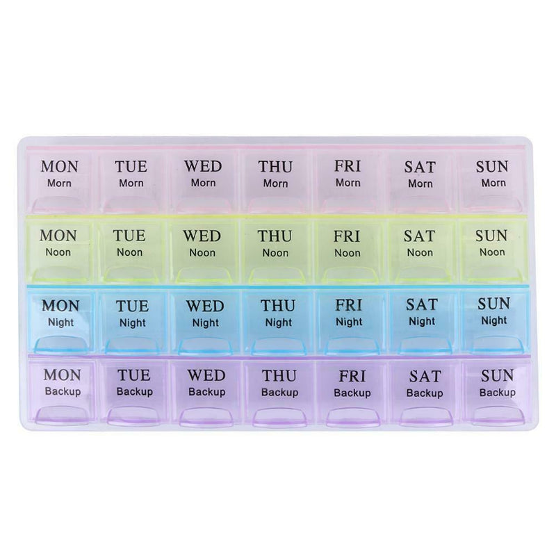 Portable 7 Days Tablet Pill Box Holder Medicine Storage Organizer Case