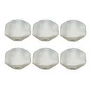 Durable 6Pcs Plastic White Machine Heads Caps Knobs DIY for Acoustic/Electric