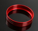 For Ford Mustang 15-18 Red Alloy Head light Switch Button Cover Trim Decor Ring