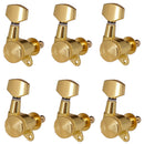 Durable 6pcs Zinc Alloy String Tuning Tuners 6R for Acoustic Guitars Accessory,