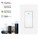 Smart Wifi Light Wall Switch Remote Panel Touch Control For Alexa Google Hom Gw
