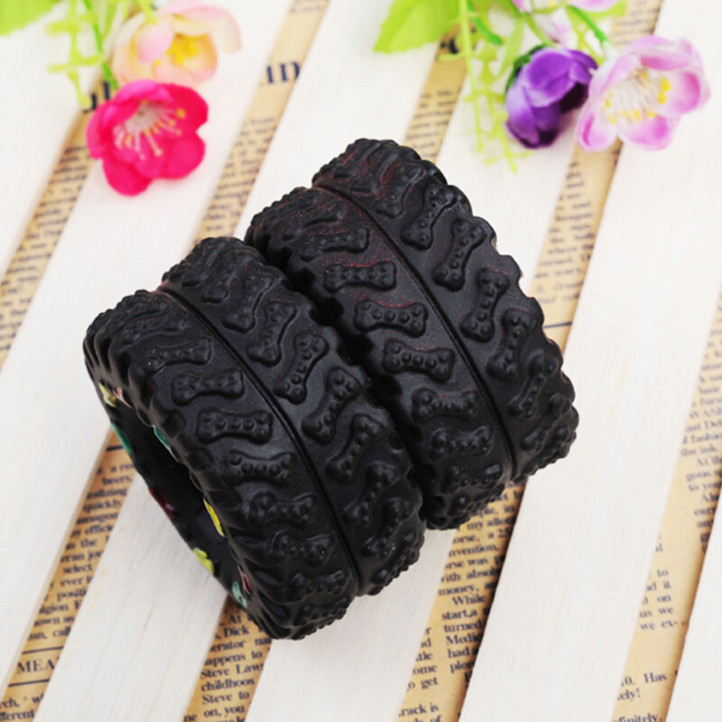 Pet Puppy Chew Squeaker Squeaky Sound Tyre For Dog Toys 1PC Pro Dlqq