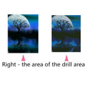 5D DIY Full Drill Diamond Painting Scenery Tree Cross Stitch Embroidery Kit
