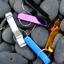 Key ring, 5 pieces, with bottle opener, small, keyring with ring Q4V1