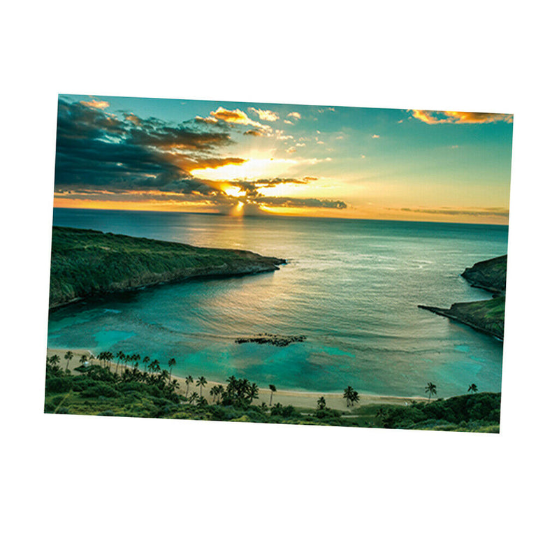 Aquarium Background Sunset Poster   Tank Wallpaper Ornament 122x46cm