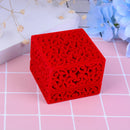 Red Hollow out romantic Engagement Wedding Ring Box Wedding Gift Favor JBTOCA