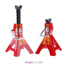 2pcs 6 TON Metal Scale Jack Stands for Axial SCX10 TAMIYA CC01 RC Trucks