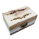 Wooden Proposal Engagement Gift Holder Ring Box Novelty Decor Decorative Wedding