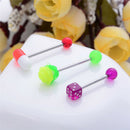 16Pcs New Different Style Tongue BarTongue Bar Body Piercing Surgical Jewelry  Z