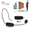 Upgrade 2.4G Wireless Microphone Speech Headset Megaphone Radio Loud Mic