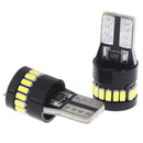 2X T10 501 194 W5W SMD 24 LED Car CANBUS Error Free Wedge Light Bulb White OZ