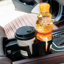 Car Center Console Dual Cup Holder Expander, 2 In 1 Multifunctional 2 Cup M V1G6