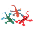 12Pcs/set small plastic lizard gecko reptiles gigures kids party bag fillers OZ
