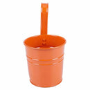 Flower Pot, Hanging Flower Pots, Garden Pot Balcony Planters Metal Bucket F