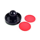 2X Mini Blue 96Mm Air Hockey Pusher Table Goalies Mallet And 4Pcs 64Mm Puckã€ ME