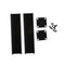 100*25*25mm Extruded PCB Aluminum Box Black Enclosure Electronic Project Case  Z