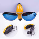 Car Sun Visor Clip Glasses Holder For Sunglasses Eyeglasses Easy AU To Use