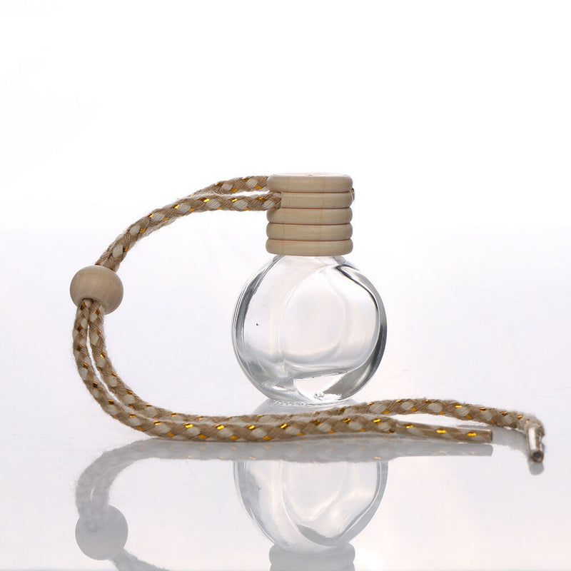 1Pc Car 8ml hanging empty glass perfume bottles pendant car Gw