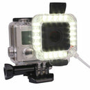 White USB 20 LED Lens Ring Flash Fill Light Lamp for GoPro Hero 3 3+ 4 Came Q6I9