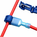 50Pcs Car Auto Quick Splice Lock Wire Crimp Terminal Electric Cable Connector .