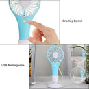 Mini USB Portable Handheld Fan Rechargeable Personal Cooling Fan Electric D T4F1