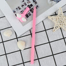 1pc cute gel pen student stationery Soft plastic cartoon pen office supplie@