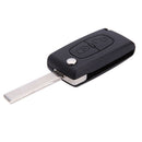 for Citroen Key Shell Folding Remote Control Replacement Shell Buttons Slotted