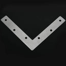2pcs 150mmx150mm Flat L Shape Corner Brace Repair Plate Angle Bracket