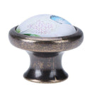 Butterfly Flower Door Knob Handle Cupboard Drawer Cabinet Wardrobe Pull