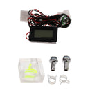 LED Thermometer 3Way FlowMeter For Water Cooling Liquid Cooler System 2 Barb