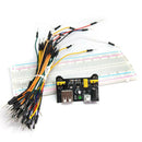 1set MB102 High-quality Breadboard Power Module 830 Points 65 Jumper WSEAU