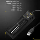18650 Battery Charger 26650 USB Smart 21700 Single Slot Lithium Battery Charger