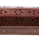 Wooden Hollow Out Incense Burner Holder Censer Holder Box Spirituality Relax