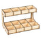 DIY Wooden Paint Rack Ink Storage Organizer 2-layer 12-grid