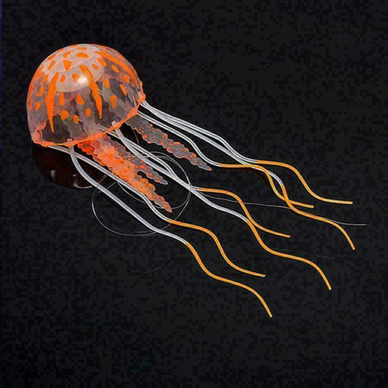 1XArtificial Fluorescence Simulation Jellyfish Aquarium Fish Decor Ornament L5G7