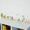 1X(Forest Horse Rabbit Tree Cow Butterfly Wall Stickers For Kids Rooms Home