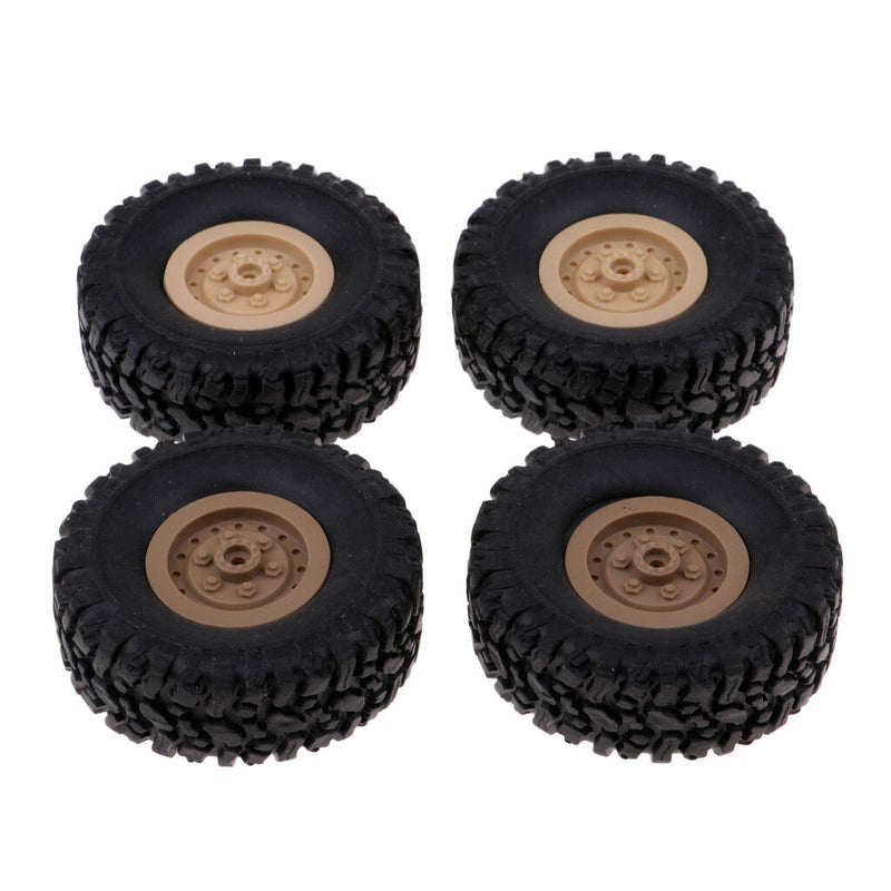 4pcs Rubber Wheel Tires for RC 1/16 Crawler Car WPL B14 B16 B24 C14 C24 B36