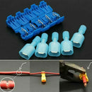 40pcs Quick Lock Splice Wire Connector Terminal Crimp Clip Car Wiring Cable Kit